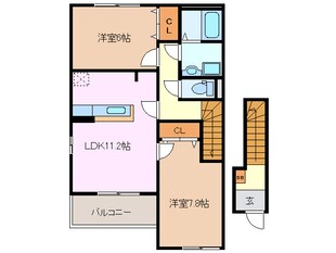 サンプレイスＭ　Ａ棟の物件間取画像